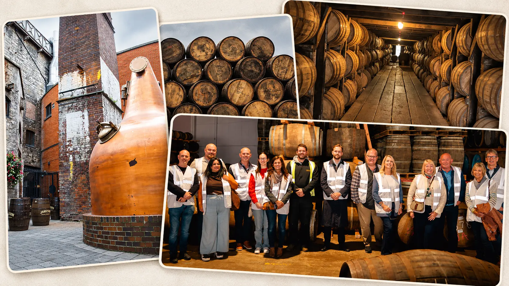 Distillery visit with London Cask Traders clients